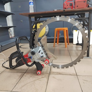 Cortadora de Paredes de Alta Potencia sin Escobillas <span class=keywords><strong>DAEN</strong></span> BHJ-416, 220V, Sierra Circular de Alta Eficiencia, Máquina Eléctrica para Cortar Concreto, Motor de Corte Máximo - Product Image 1