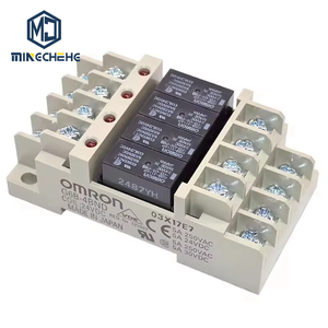 G6B-4BND DC5 C Pact Terminal Relay 4 ขั้ว (4PST-NO วงจรมาตรฐาน) การติดตั้งแบบสกรูราง DIN สกรูฟิลลิปส์ กำลังไฟต่ำ - Product Image 1