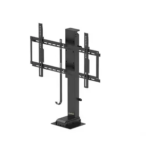 Staffa di montaggio per schermo TV personalizzata supporto per TV elettrico regolabile in altezza supporto per ascensore TV automatico motorizzato
