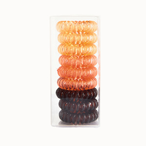 ยางรัดผมแบบเกลียว <span class=keywords><strong>Invisibobble</strong></span> Traceless ยืดหยุ่น แข็งแรง สำหรับทุกสภาพผม ใช้ได้ทั้งผู้หญิงและผู้ชาย แพ็ค 8 ชิ้น (สีใสและสีน้ำตาล) - Product Image 5