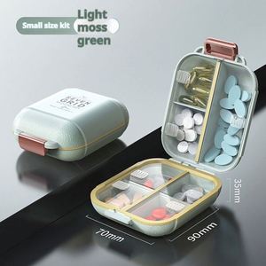 Portable Seven-compartment PP Dust-proof <b>Pill</b> Dispenser Storage Box With Lid for Travel Medication <b>Container</b> - Product Image 3