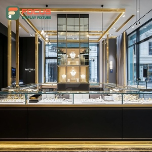 Vitrine de Comptoir en Bois pour Bijouterie Personnalisée, Présentoir Intérieur pour Centre Commercial - Product Image 3