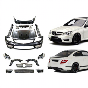 Kit de Carrocería para <span class=keywords><strong>Mercedes</strong></span> <span class=keywords><strong>Benz</strong></span> Clase C W204 2008 2010 <span class=keywords><strong>2012</strong></span> 2013, Parachoques Delantero <span class=keywords><strong>AMG</strong></span> C63, Kit de Carrocería <span class=keywords><strong>C180</strong></span> Coupé 2048808888 - Product Image 4