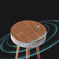 WEKIS Offre Spéciale meuble professionnel sans fil, Table d'appoint intelligente, Simple, en bois massif, haut-parleur à dents bleues, Table basse, prix bas