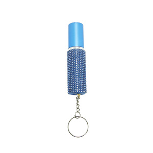 Lindo Mini Frasco de Perfume de 5ml con Incrustaciones de Diamantes, Sub-frasco de Perfume para Mujer, Llavero Brillante, Accesorios de Llavero de Autodefensa - Product Image 6