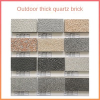Antidérapant extérieur carré carreaux de céramique cour pavage Quartz brique PC brique pierre pour jardin paysage mur extérieur