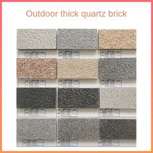 Batu bata Paving Quartz ubin keramik kotak, Non-Slip luar ruangan untuk dinding eksterior lanskap taman - Product Image 4