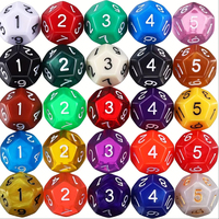 Vente en gros usine : Ensemble de dés polyédriques D&D en perles et ensemble de dés D&D en acrylique pour jeux de table Dungeons and Dragons