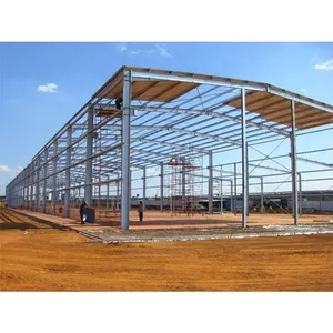 Đúc Sẵn Cách Điện Kho Đúc Sẵn Kết Cấu Thép Lưu Trữ Hangar Kết Cấu Thép Với Cần Cẩu