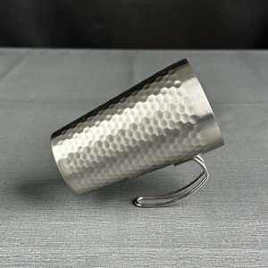Elegante tazza sottovuoto in acciaio inox a doppia parete con motivo a diamante resistente per bevande calde e fredde da tavola per uso Home Bar <span class=keywords><strong>Cafe</strong></span> - Product Image 6