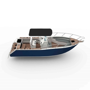 Console centrale de loisirs de yacht à grande vitesse de 7.5m tout le bateau de pêche en aluminium soudé - Product Image 5