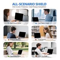 Filtre de confidentialité magnétique anti-reflet et anti-lumière bleue amovible pour MacBook Air 13,6 pouces 2026 – Vente directe usine