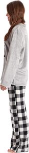 Conjuntos <span class=keywords><strong>de</strong></span> <span class=keywords><strong>pijama</strong></span> <span class=keywords><strong>de</strong></span> felpa informal para <span class=keywords><strong>mujer</strong></span>, Lino <span class=keywords><strong>de</strong></span> punto suave con pantalones cortos transpirables con cintura elástica para verano, invierno, diseño frontal <span class=keywords><strong>de</strong></span> dibujos animados - Product Image 5