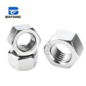 אום משושה מפלדת אל-חלד 304 בתקן גבוה DIN439 בכל הגדלים מ-M5 עד M42 ניתן להתאמה אישית - Product Image 1