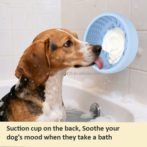 Mangkuk Makan Hewan Peliharaan Varywell Custom Logo 14cm 17cm Baby <span class=keywords><strong>Blue</strong></span> Honeycomb <span class=keywords><strong>Dog</strong></span> Frozen Lick Pot Raised Cat Elevated Slow Feed - Product Image 6