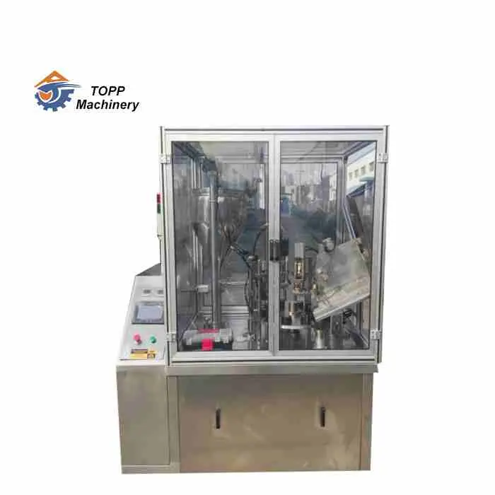 Good price hand cream filling tube fill seal supplier cosmetic plastic tube filling and sealing machine for sale