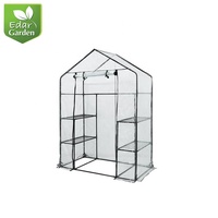 Mini serre verte ensemble complet Walk-In maison jardin serre Kit grandir tente serres agricoles