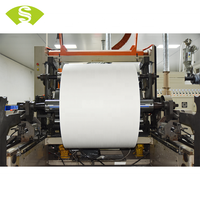 Rouleau de papier simple enduit de PE vierge, imperméable, 280 g/m², robuste, excellent pour l'emballage alimentaire, gobelets, bols, boîtes à lunch, marque LINXIU