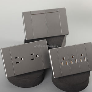 Interrupteurs et prises électriques muraux légers, fins et ultra-minces, de couleur gay, pour le Mexique, l'Équateur et la <span class=keywords><strong>Colombie</strong></span> - Product Image 1