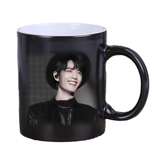 Tazas de café de cerámica impresas con logotipo personalizado de 11oz, fotos personales, sublimación, tazas blancas elegantes con juegos de regalo sublimados blancos simples - Product Image 2