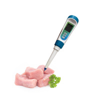 Testeur de pH alimentaire numérique PH12 0-14 avec sonde en acier inoxydable pour pâte, fromage, semi-solides