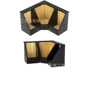 กล่องเก็บของมุมโต๊ะไม้ 3 ช่อง สำหรับจัดระเบียบผลไม้บนเคาน์เตอร์ครัว - Product Image 5