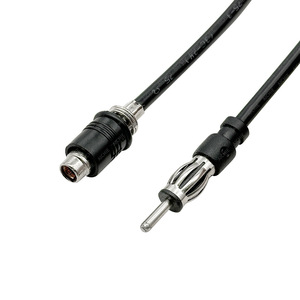 Car Antenna <b>Adapter</b> Cable 75 Ohms 86-108MHz FM Radio <b>Plug</b> to Male Connector for Vehicle Use - Product Image 2