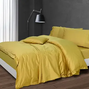 Factory Direct Sale Satin Flat Bed Sheet Set Bedding Sheets Bed Set 100% Cotton Luxury Bed Sheets Cotton Bedsheets Bedding Set