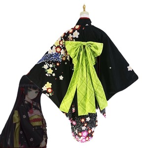 Kaleidoscope 5 Lotus Women's Kimono Yukata Anime Cosplay Costume Full Set Polyester Fiber Spring 2023 Stage Wear - Product Image 2