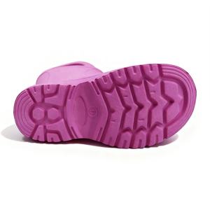 Bottes de pluie légères pour enfants en EVA 100% imperméables pour tout-petits-Chaussures unisexes de jardin et de saut en flaque (ODM/OEM) - Product Image 5