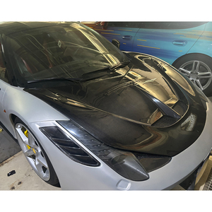Kit de decoración protectora para el capó del motor de fibra de carbono para Ferrari 458, modificación y actualización de automóviles 2011-2016 - Product Image 3