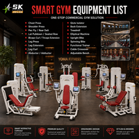 Soluciones Inteligentes para Gimnasios SK One Stop con Pantalla de 15.6 Pulgadas, Equipo de Fitness Comercial Completo, Máquina de Entrenamiento de Fuerza Digital con IA