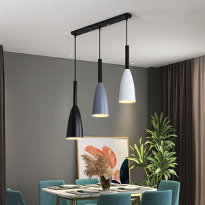 Nordic <span class=keywords><strong>Led</strong></span> Kitchen Island colgante techo colgante 3 cabezas/1 cabeza luces colgante luz para restaurante <span class=keywords><strong>cocina</strong></span> lámparas decoración del hogar - Product Image 4