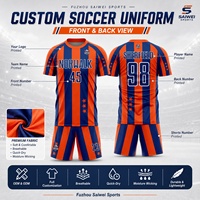 Uniforme de Fútbol Personalizado con Emblema del Equipo, Transpirable, de Poliéster, para Partidos de Fútbol