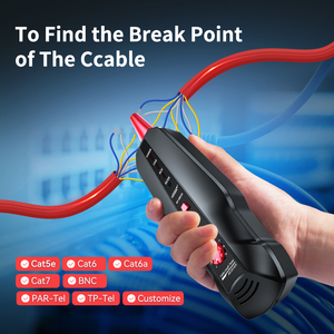 Testeur de câble réseau professionnel NF-8601W, détecteur POE multifonction et traceur de câbles pour RJ45/RJ11/BNC/coaxial avec test PING - Product Image 3