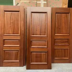 Porta in Legno di Teak Massiccio per Interni Moderni, Vendita di Fabbrica, Alta Qualità per Camera <span class=keywords><strong>da</strong></span> Letto, Superficie Rifinita, Decorazione Elegante - Product Image 1