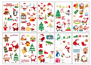 Merry Non Repeating Xmas Winter Holiday <b>Party</b> Stickers Goodie <b>Bag</b> <b>Fillers</b> <b>Christmas</b> Decorations - Product Image 2