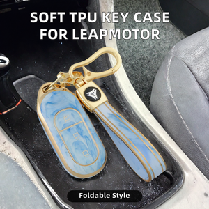 Funda Protectora Plegable de TPU Suave GSAISI para Llaves de Coche LEAPMOTOR C01/C11/T03, Anillos para Llaves y Llaveros - Product Image 2