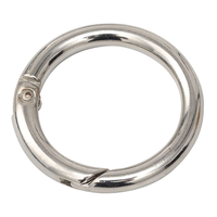 Mousqueton porte-clés en alliage de zinc de haute qualité pour la fabrication de bijoux et sacs, idéal pour la confection de chaînes et de fermoirs.