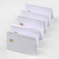 Sle5542 Chip Weiße PVC-Kontaktchip 4442 Blanko Kontaktlose Tintenstrahl-Druckfähige Smartcard