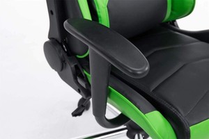 Chaise de bureau ergonomique pour adultes Cadeira <span class=keywords><strong>Gamer</strong></span> en cuir PU de qualité supérieure de style course, logo noir, 330 lb - Product Image 4