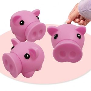 กระปุกออมสินรูปหมูน่ารัก PVC แบบขายส่งตามสั่ง กระปุกออมสินรูปหมูการ์ตูนสุดสร้างสรรค์ - Product Image 6