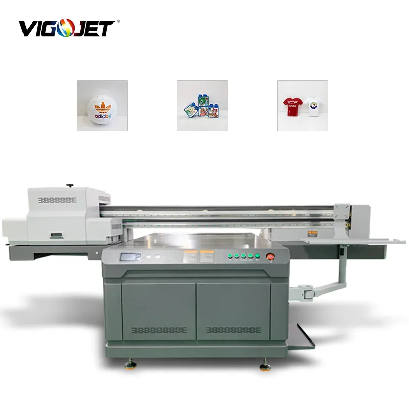 Vigojet Uv Flatbed Printer Te Koop Glas Afdrukken Hoge Resolutie 1200X1600Mm UV-Printer