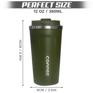 Gobelet isotherme à double paroi personnalisé avec logo, 380/510 ml, pour emporter, tasses à café réutilisables, tasse à café en acier inoxydable avec couvercle - Product Image 3