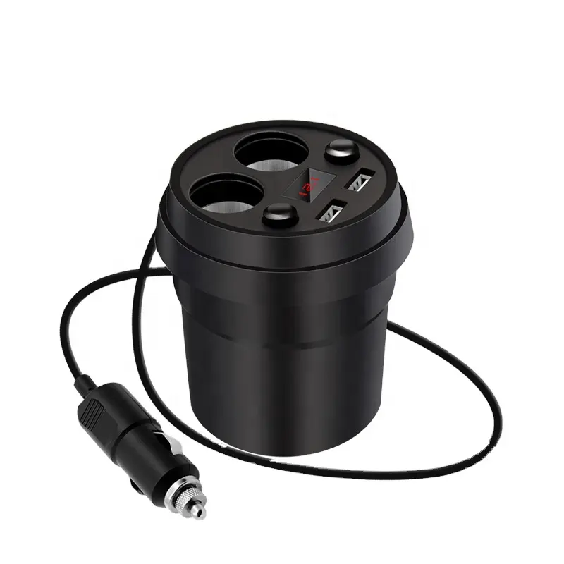 Junsun — allume-cigare multifonction 12V, écran LED, chargeur de voiture universel, accessoires de recharge de tasses de téléphone portable, pièces détachées automobiles