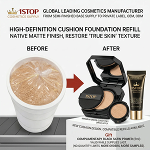 Fond de Teint Léger Cushion BB/<span class=keywords><strong>CC</strong></span> <span class=keywords><strong>pour</strong></span> Peaux Noires – Maquillage Visage – Crème Fond de Teint Air Cushion – Formule Standard - Product Image 1