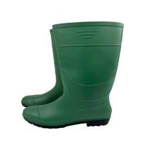 Stivali da <span class=keywords><strong>Uomo</strong></span> in PVC Verde Scuro Impermeabili, Resistenti e Adatti per Cantieri Edili, Lavori di Sanificazione e Operazioni all'Aperto - Product Image 2