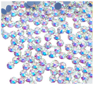 Selina kristal 8 büyük ve 8 küçük yönleriyle yuvarlak sıcak düzeltme Rhinestones-cam Strass giyim, takı yapımı ve akşam çanta - Product Image 2