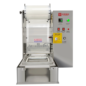 Полуавтоматический вакуумный упаковщик для лотков с функцией запайки и подачей азота для колбас, рыбы, мяса, сэндвичей (прямые поставки с завода) - Product Image 6