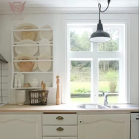 Ventanas abatibles francesas DEMEA con revestimiento de aluminio y madera: servicios OEM/ODM para distribuidores globales